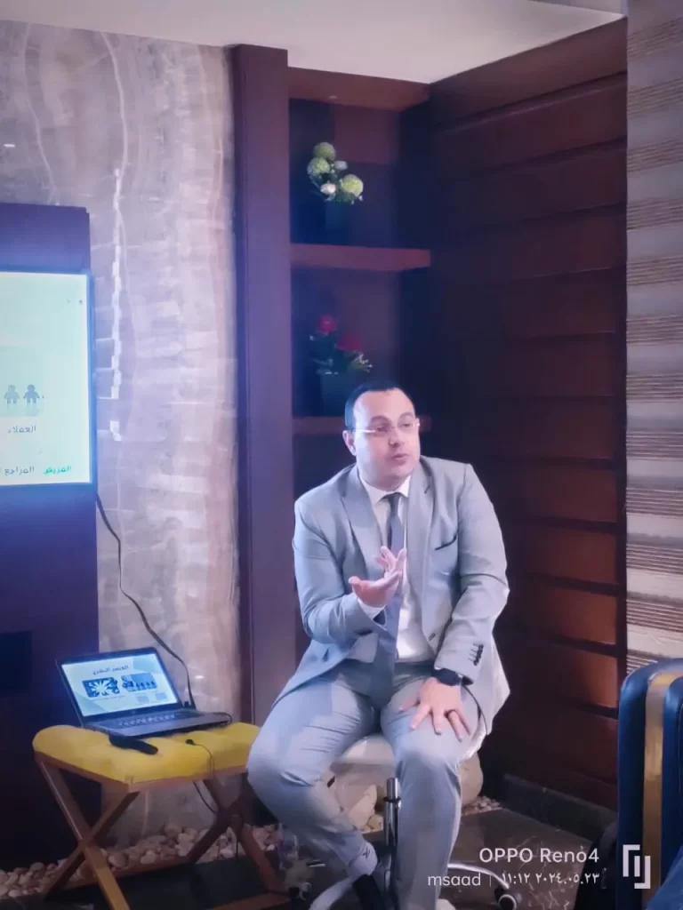 تدريب فريق عمل د حسام تحسين
