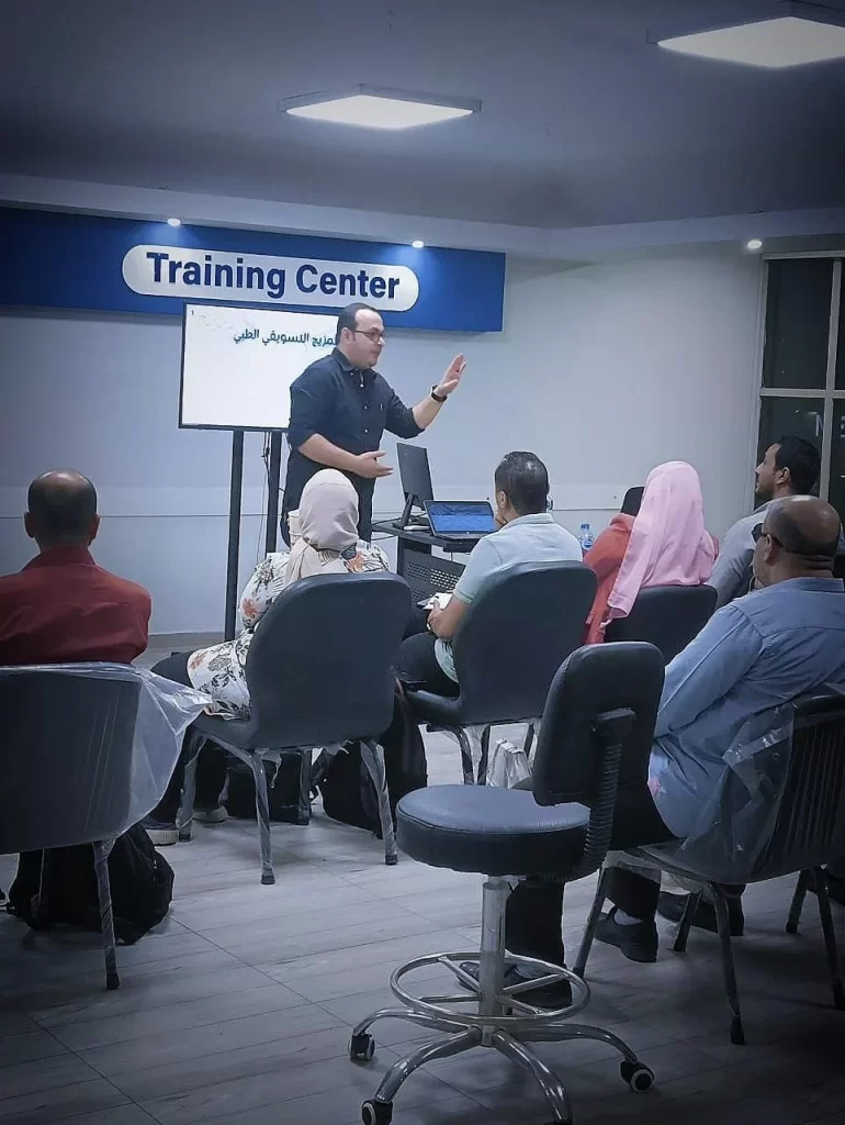 ورشة التسويق الطبي التابعة لنقابة العاملين بالخدمات الطبية
